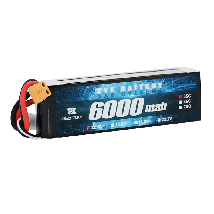 3S Lipo аккумулятор 6000 мАч 60C 11,1 В Lipo аккумулятор