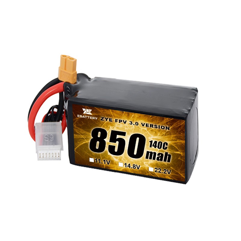 Малый размер 850 мАч 1100 мАч 1300 мАч 1500 мАч FPV Lipo аккумулятор